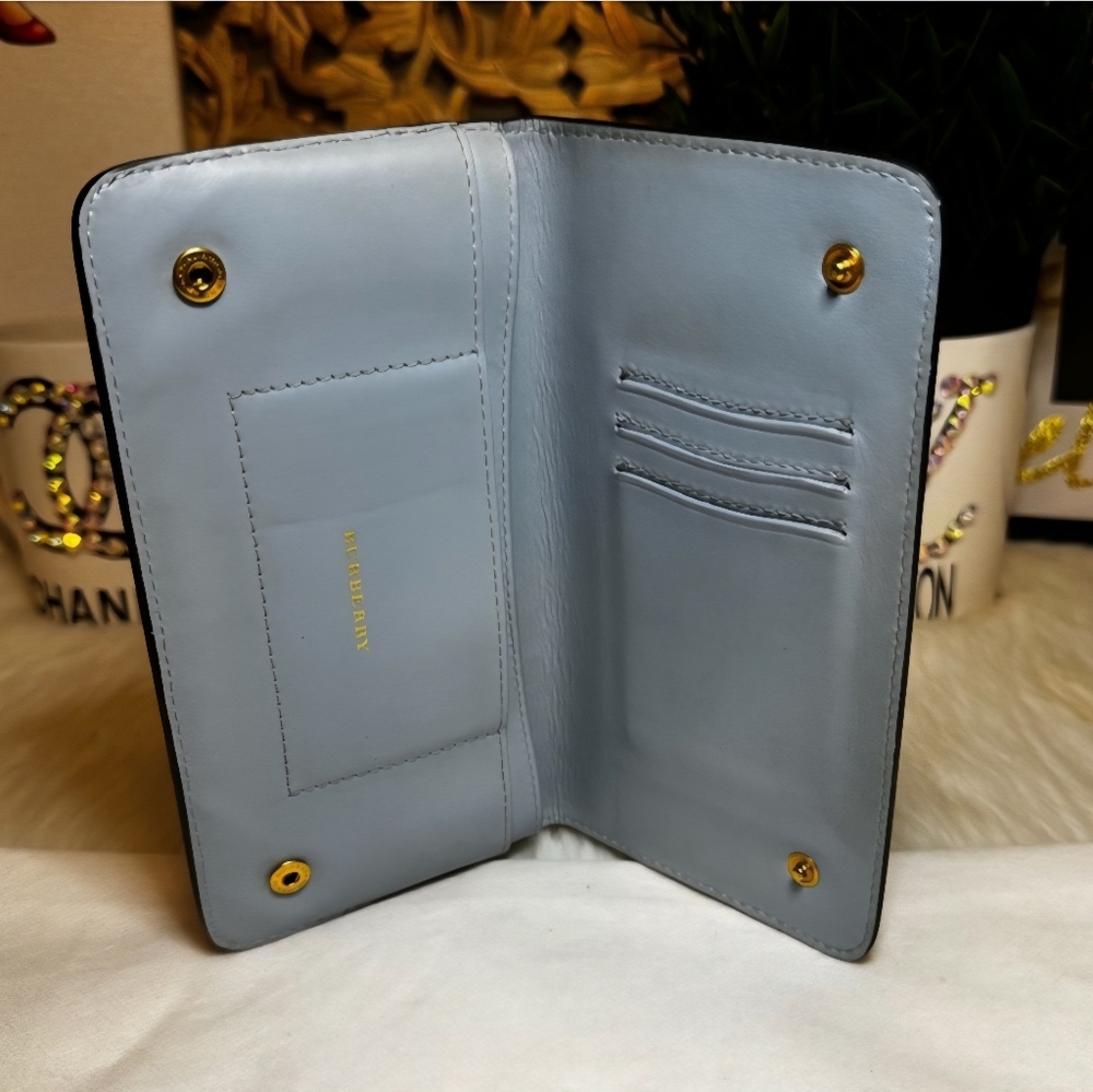 BURBERRY Bi-fold Leather Wallet - Picture 2 of 4